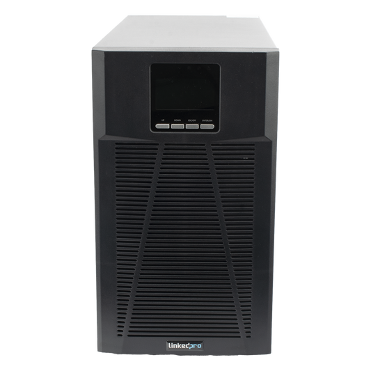UPS 2000VA/1800W Online Doble Conversión /Pantalla LCD / 4 tomas 5-15R / Regulación de Voltaje / Protección RJ45