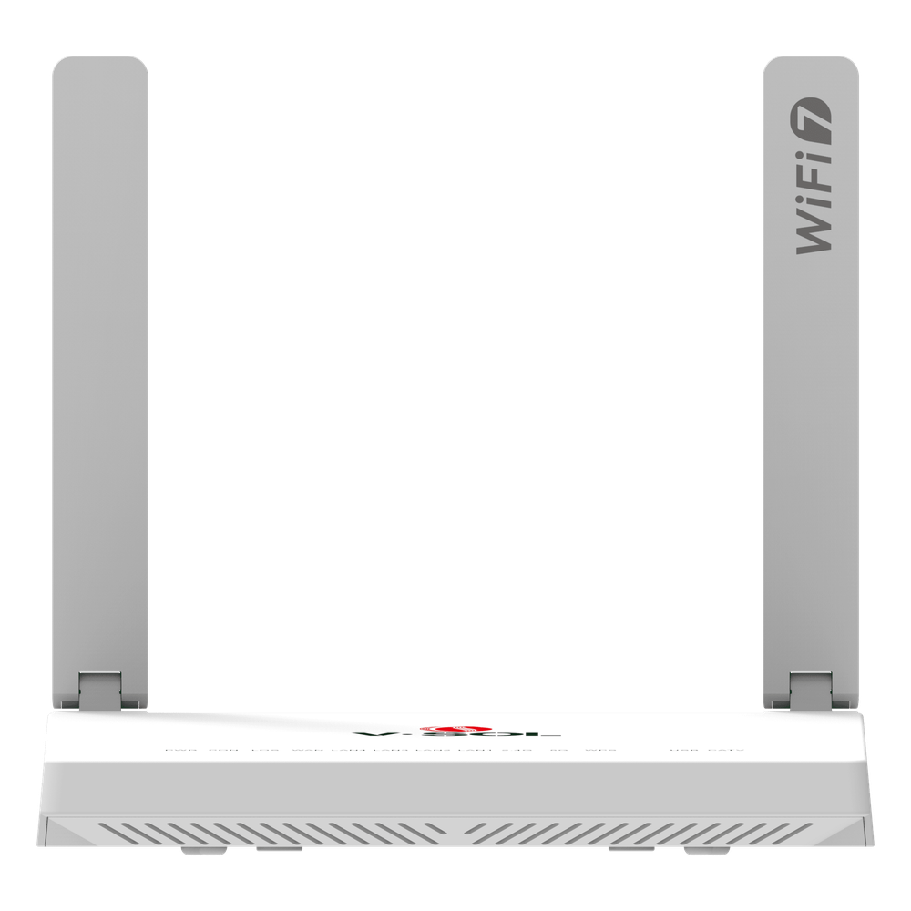 ONU GPON/EPON con Wi-Fi 7 / Puerto CATV / 1 Puerto 2.5 Gigabits/ 3 Puertos Gigabit / Puerto PON SC/UPC, Hasta 3600 Mbps