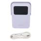 Power Bank Serie UNO Inalambrico | 10000mAh | 7.5W/20W  |  Con Emojis de Estado | Carga Rápida USB-C Bidireccional  | Pantalla TFT  Inteligente | Con Holder | Color Purple.
