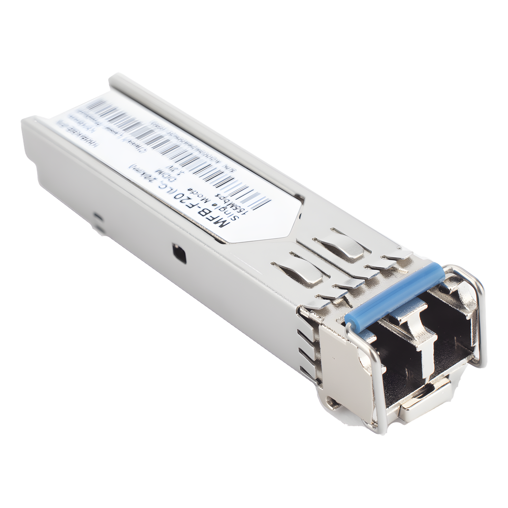 Transceptor mini-Gbic SFP 100Mbps LC 1310nm para fibra Mono Modo 20 Km