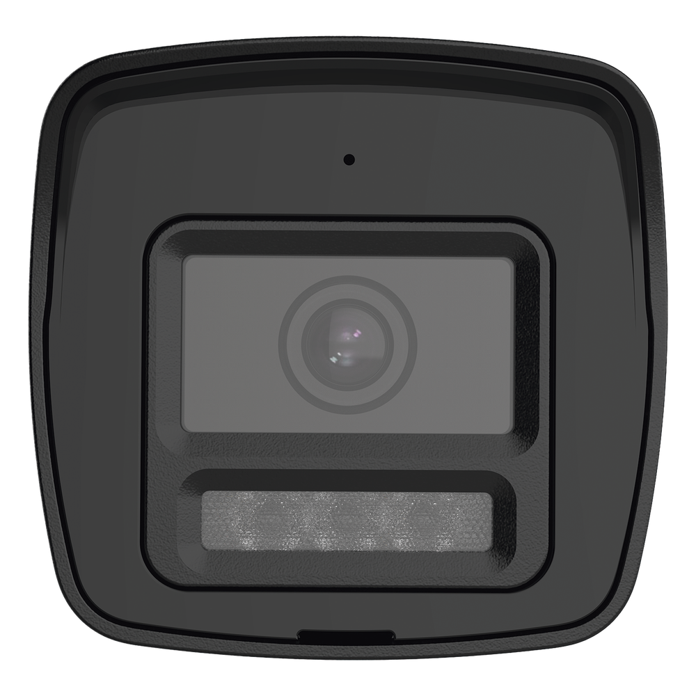 [Audio Bidireccional + Dual Light + ColorVu] Bala TURBOHD 4K (8 Megapixel) / Lente 2.8 mm / 30 mts IR EXIR + 20 mts Luz Blanca / Micrófono y Bocina Integrado / Exterior IP67 / Metal / dWDR