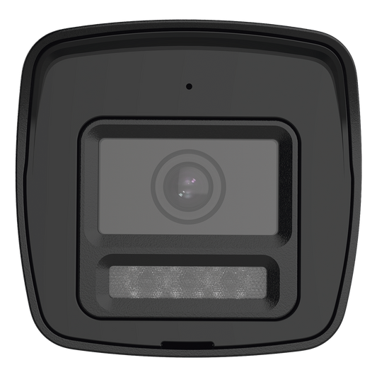 [Audio Bidireccional + Dual Light + ColorVu] Bala TURBOHD 4K (8 Megapixel) / Lente 2.8 mm / 30 mts IR EXIR + 20 mts Luz Blanca / Micrófono y Bocina Integrado / Exterior IP67 / Metal / dWDR