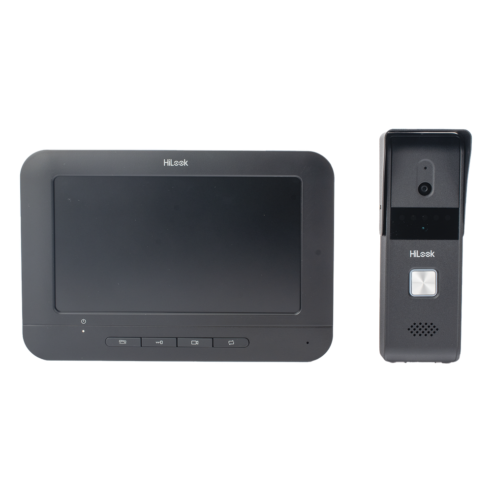 Kit de Videoportero Analógico con Pantalla LCD a Color de 7" / Frente de Calle para Exterior IP65 / Salida de Relevador