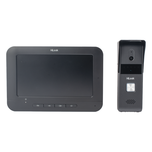 Kit de Videoportero Analógico con Pantalla LCD a Color de 7" / Frente de Calle para Exterior IP65 / Salida de Relevador