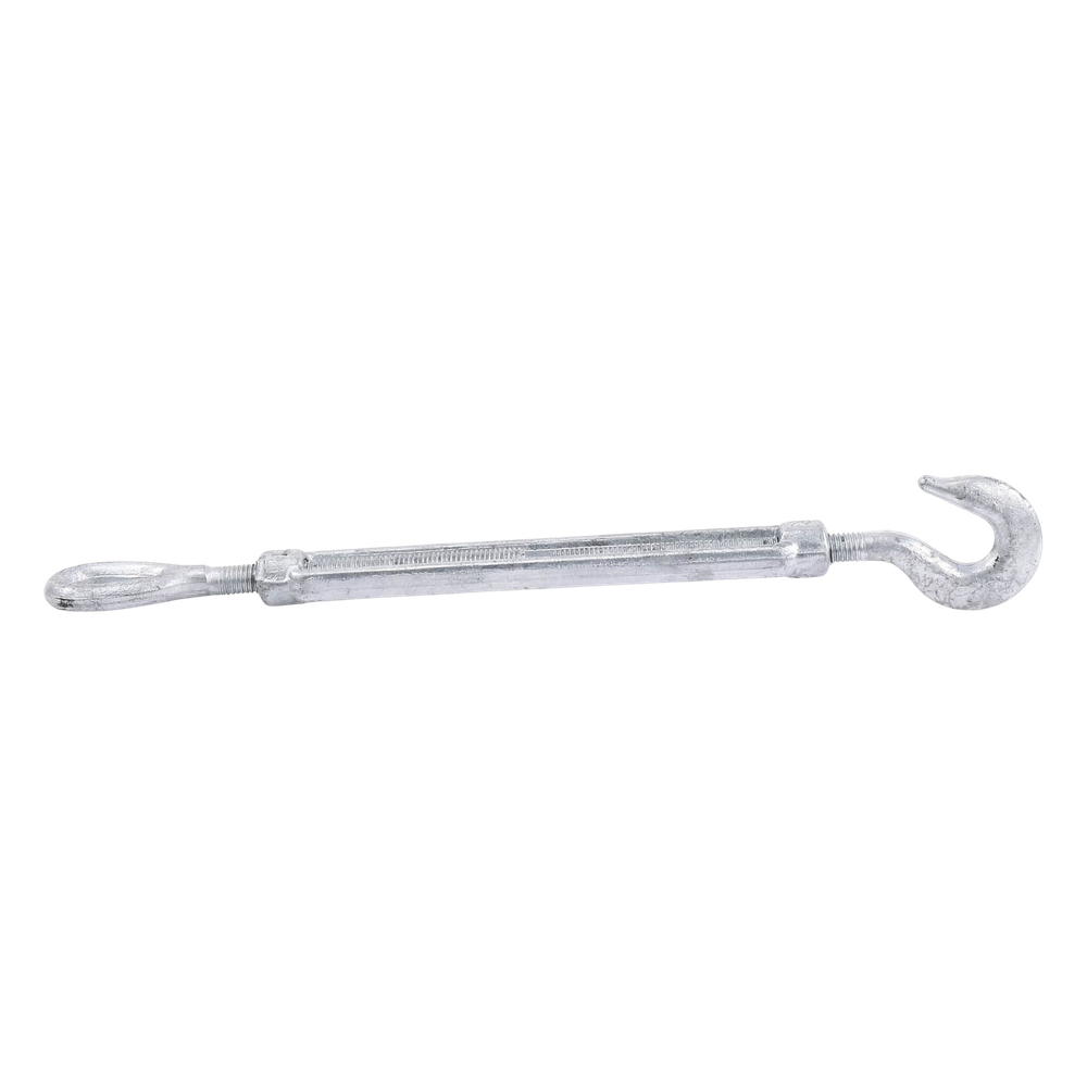 Tensor de 5/8" x 9" Acero Forjado OJO-GANCHO Galv. Inmersión en Caliente (Carga Max. 2250 lbs).