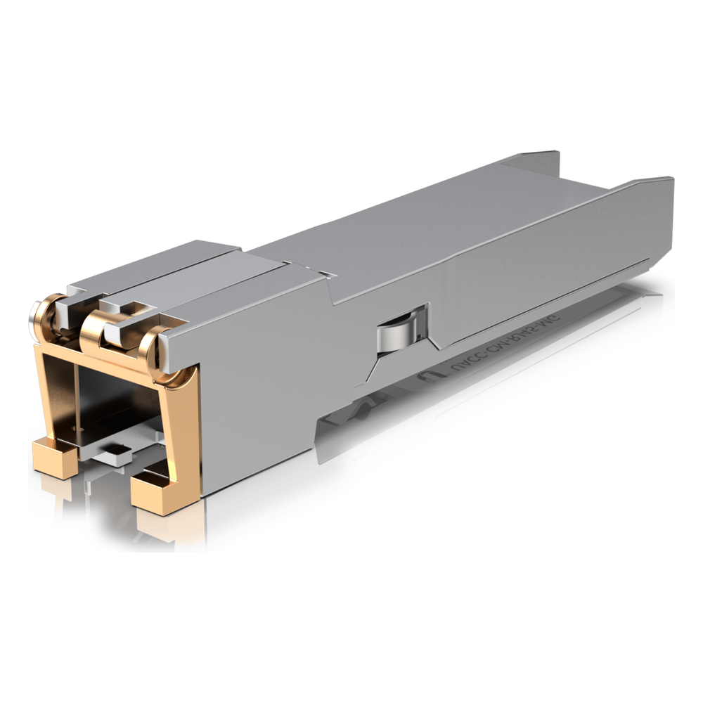 UFiber Tranceptor convertidor de SFP+ a RJ45, velocidades 10/5/2.5/1G