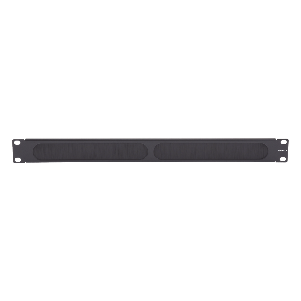 Tapa Ciega para Rack de 19in, Tipo Cepillo de Nylon, para Paso de Cables y Mejor Manejo Térmico, Color Negro, 1UR