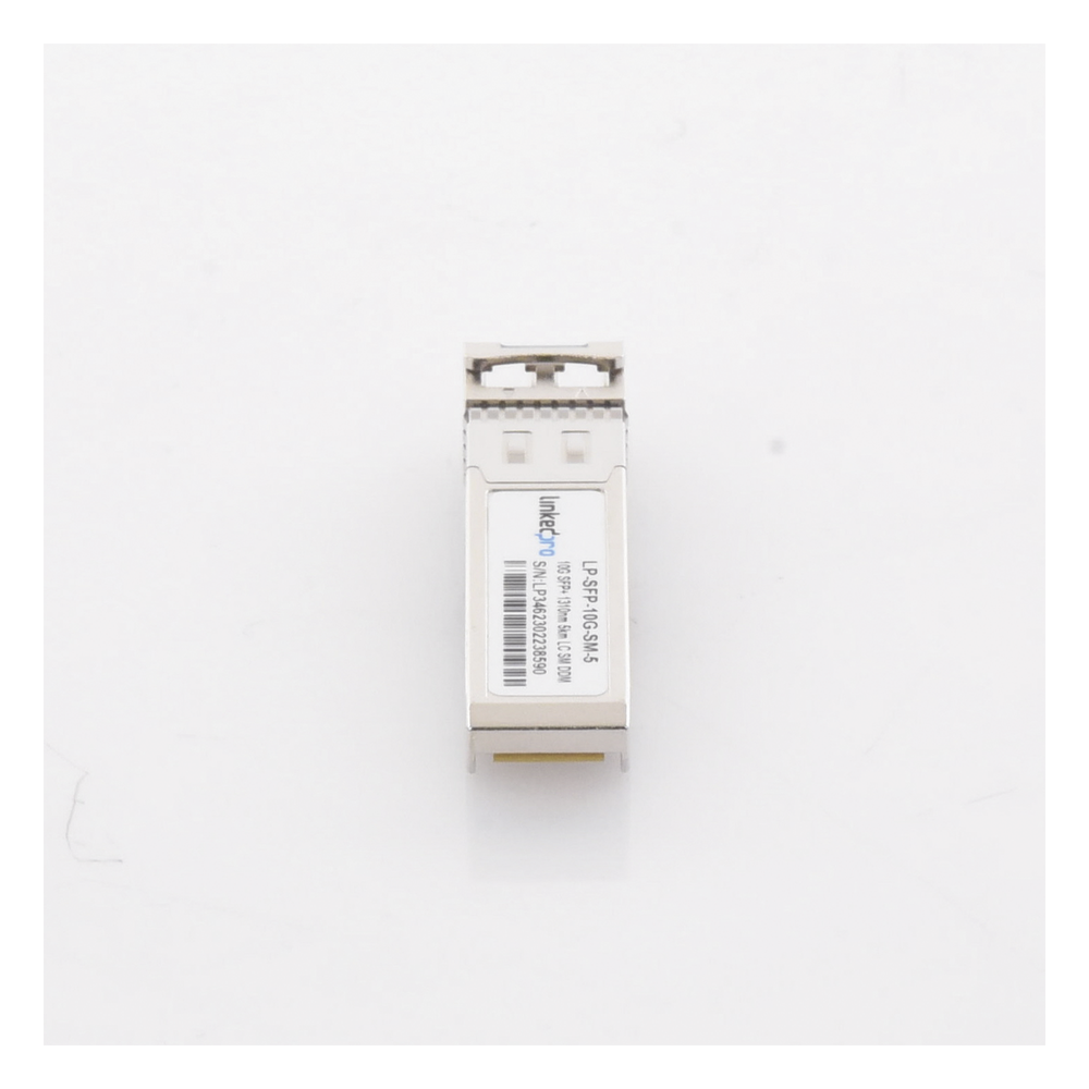 Transceptor Óptico SFP+ (Mini-Gbic) / Monomodo 1310 nm / 10 Gbps / 10GBASE / Conectores LC/UPC Dúplex / DDM / Hasta 5 km