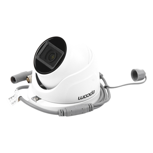 Turret TURBOHD 5 Megapixel / Lente 2.8 mm / 30 mts IR EXIR  / Exterior IP67 / Metal / 4 en 1 / dWDR