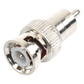 Adaptador en Línea para 75 Ohm, de Conector BNC Macho a RCA Macho en Aplicaciones de Audio-Video para Cámaras, Monitores y DVR's.