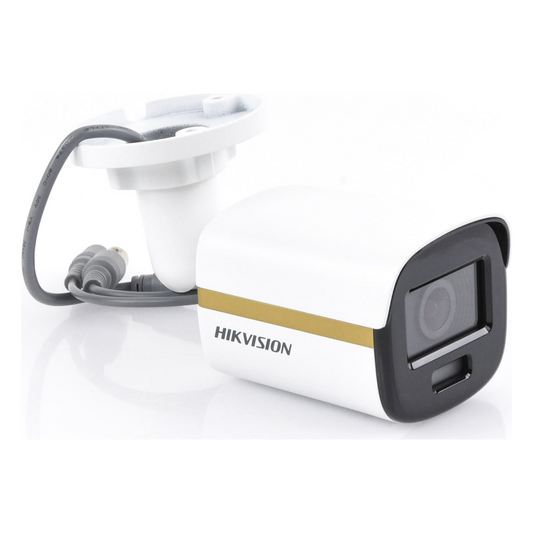 [ColorVu] Bala TURBOHD 4K (8 Megapixel) / Imagen a Color 24/7 / Lente 2.8 mm / METAL / Luz Blanca 20 mts / Exterior IP67 / WDR 130 dB