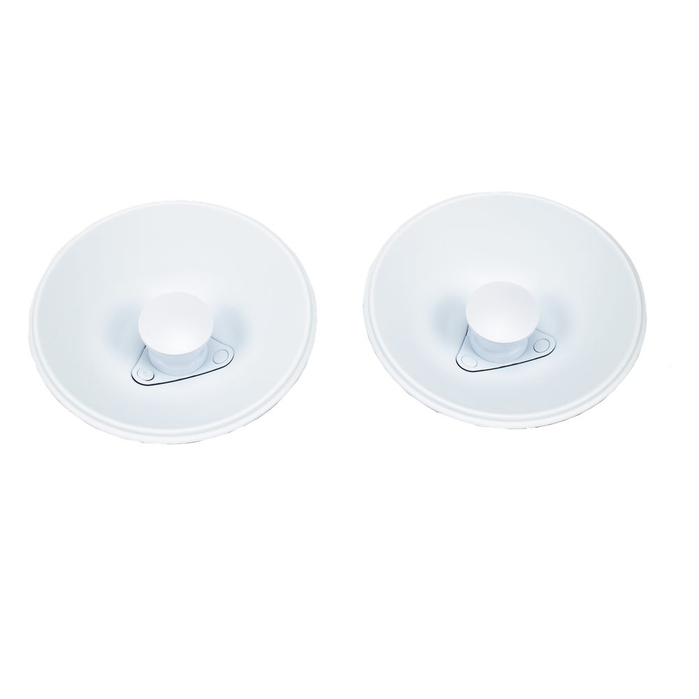 Par de Antenas Modulares Dual Slant, 4.9 - 6.4 GHz, Dimensiones (27 cm), Apertura 45°, Ganancia de 20 dBi, Diseñadas para radio C5x
