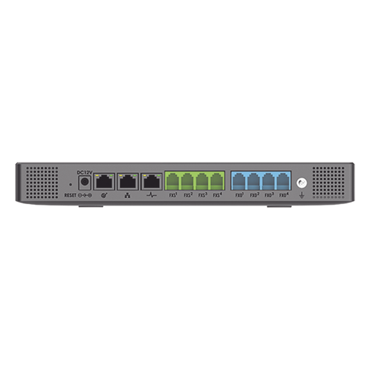 Conmutador IP-PBX para hasta 1000 usuarios y 150 llamadas simultaneas, 4FXO, 4FXS, solución para PyMEs