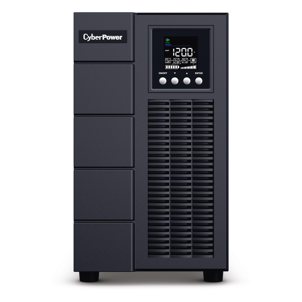 UPS de 3000 VA/2700 W, Online Doble Conversión, Entrada 120 Vca NEMA L5-30P, Onda Senoidal Pura, Tipo Torre, Con 4 Tomas NEMA 5-20R y 1 Block Hardwired