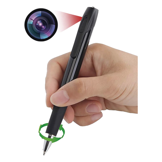 Cámara Oculta en Bolígrafo (Spyce Camera) /  Full HD / Grabación de Video y Audio / Captura de Fotos / Soporta Memoria Micro-SD de hasta 64G / Tiempo de Carga Aprox. 1 hora / Tiempo de Trabajo 120 min. / Incluye Cable de Carga.