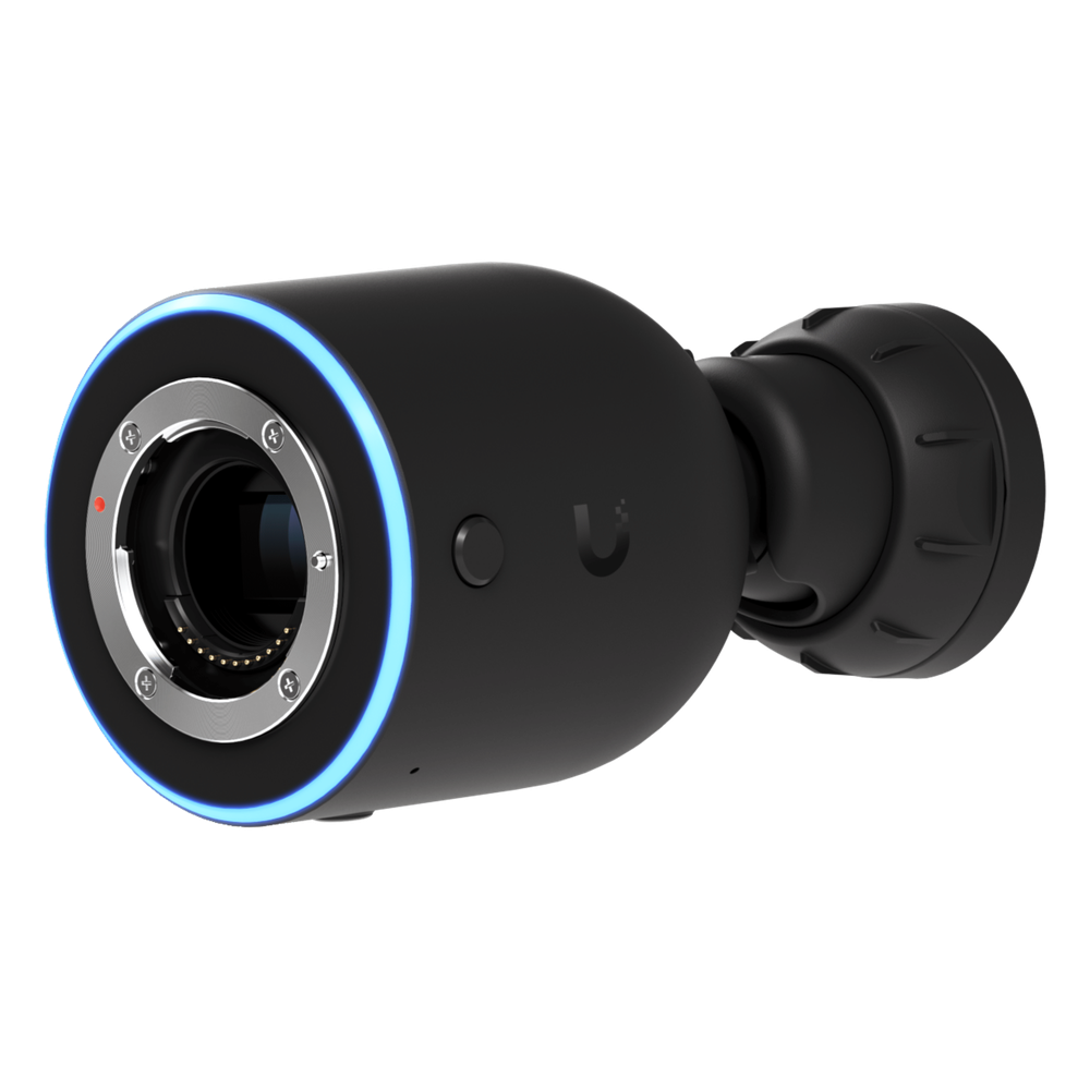UniFi Protect AI DSLR Long Distance – Cámara 4K PoE+ para Interior/Exterior con Sensor de Alta Sensibilidad, Lente Fija de larga distancia de 45 mm y Analítica Avanzada por IA