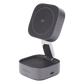 Cargador Inalámbrico 2 en 1 25W / Tecnología Magnética Qi 2 / 15W para Teléfono + 5W para Auriculares / Puerto USB-C 5W / Protecciones Múltiples / Cable USB-C Incluido
