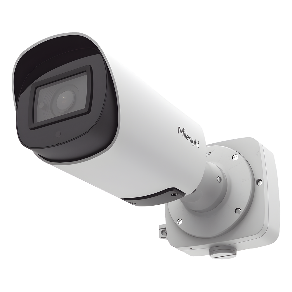 Cámara IP Bullet Motorizada Pro con IA / 4K Ultra HD 5MP / Lente Motorizado 2.7-13.5mm / WDR 120dB / Iluminación 0.002Lux / IR 100m / PoE+ / IP67 IK10 / Analítica Inteligente / Cumplimiento NDAA
