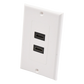 Placa de Pared de 2 Puertos HDMI Hembra a Hembra