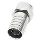 Conector F Macho, Plegable de Doble Blindaje para cable RG-59, Cuerpo de Bronce Niquelado.