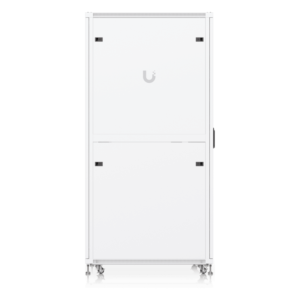 UACC Rack Cabinet 42U (600 × 1000 mm) – Gabinete de Piso Totalmente Ensamblado con Ventiladores Integrados, Paneles Removibles, Ruedas con Seguro y Puerta Frontal de Vidrio Templado