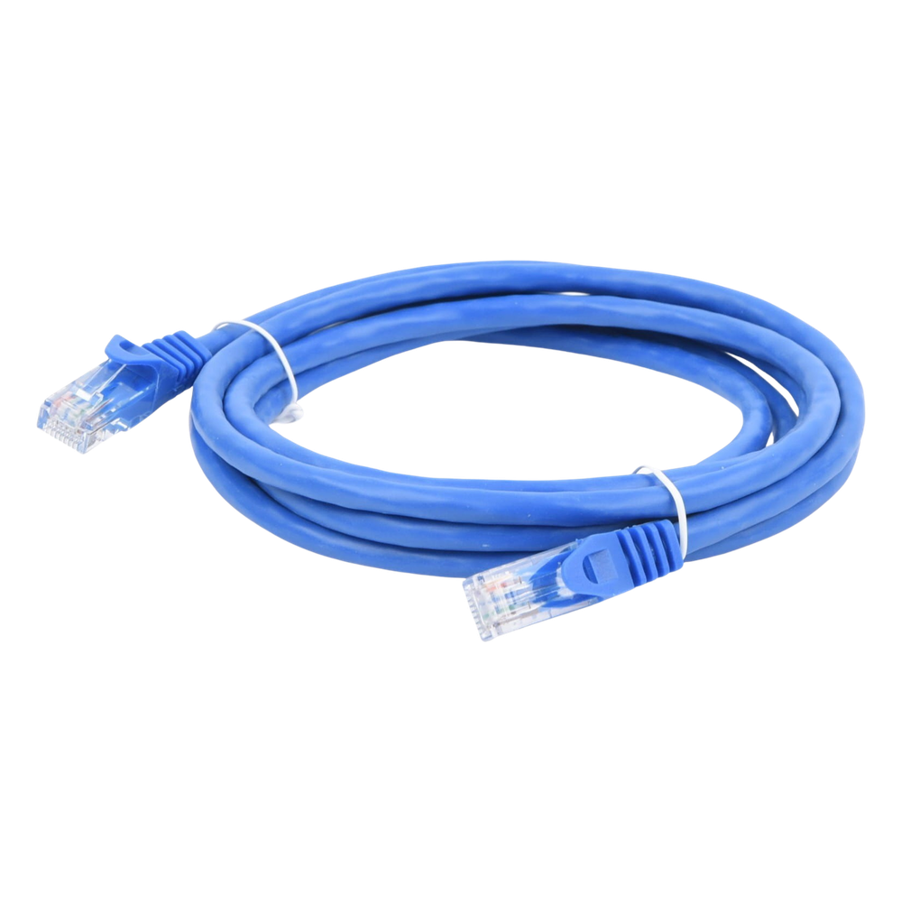 Cable de Parcheo UTP Cat6 - 2 Metros (6.56 Pies) - Azul