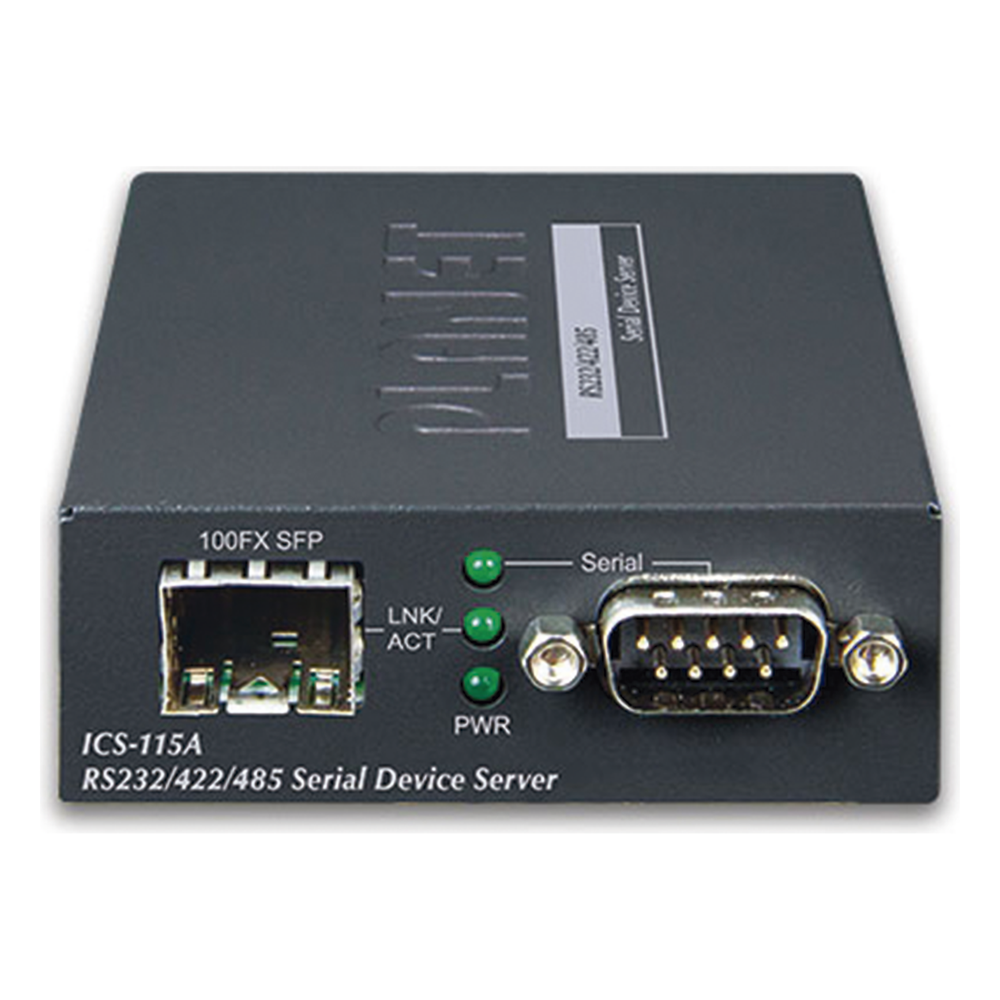 Convertidor de Medios RS-232/422/485 a SFP 100 Base-FX