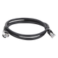 Cable de Parcheo FTP Cat6 - 1.0 Metro (3.28 Pies) - Negro