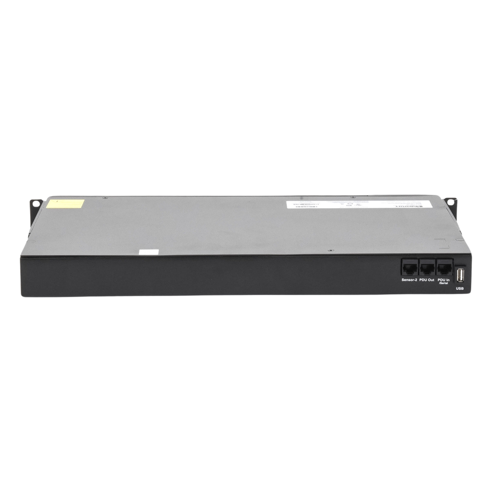PDU Switchable y Monitoreable por Toma (MS) para Distribución de Energía, Enchufe de Entrada NEMA 5-15P, Con 8 Salidas 5-20R, Horizontal 19in, 120 Vca, 15 Amp, 1UR