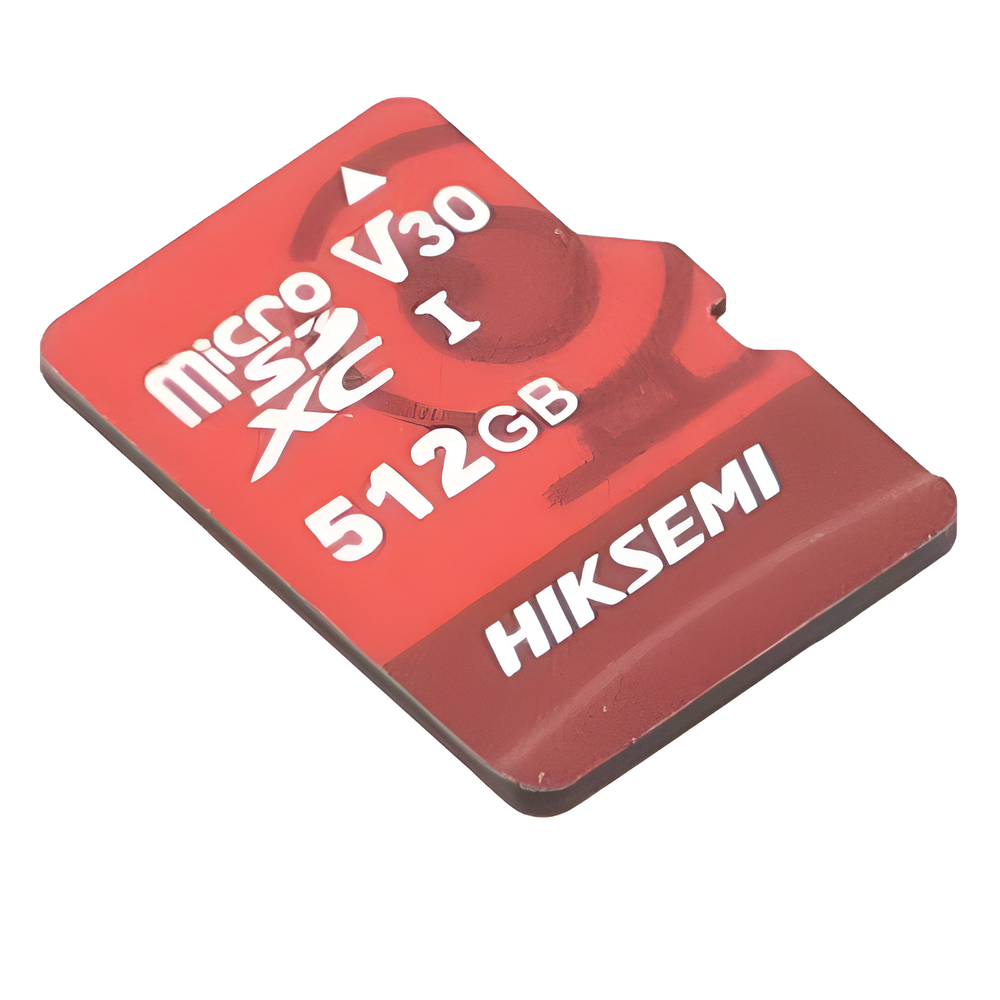 MicroSD HIKSEMI NEO Plus / 512 GB / 95 MB/s Lectura / 60 MB/s Escritura / Clase 10 U3 / TLC NAND / Especializada Para Videovigilancia 24/7