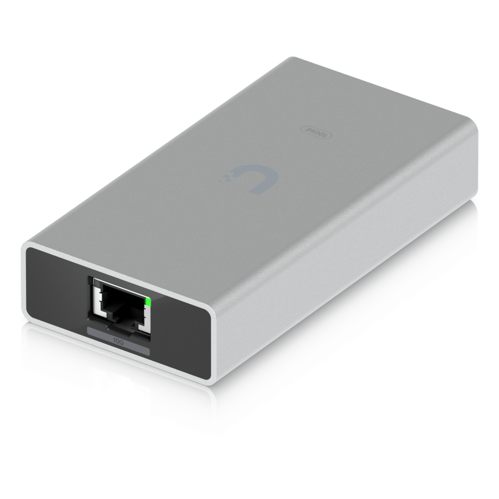 Adaptador USB-C a Ethernet 10 GbE Plug-and-Play que Permite Conectividad de Alta Velocidad en Equipos Compatibles con USB4 / Thunderbolt, Ideal para Entornos Profesionales de Red