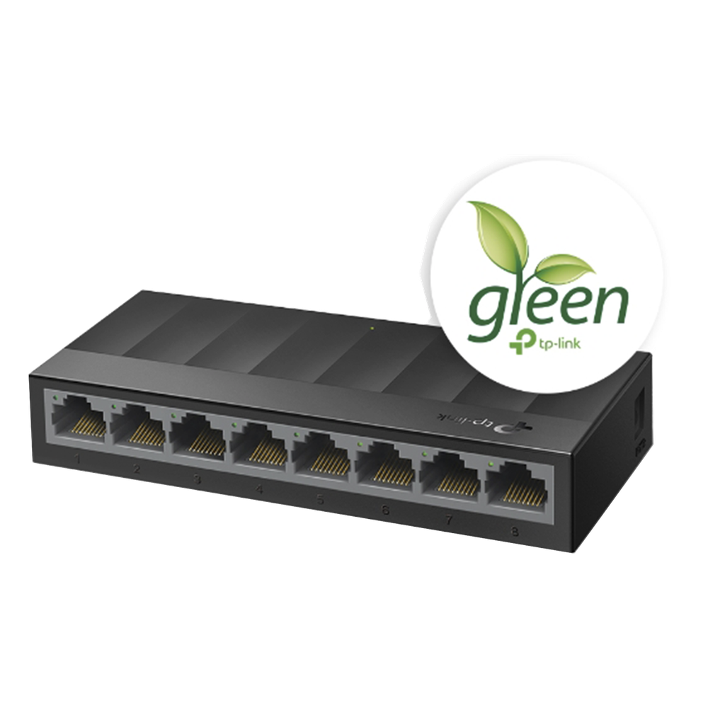 Switch para escritorio 8 puertos 10/100/1000Mbps
