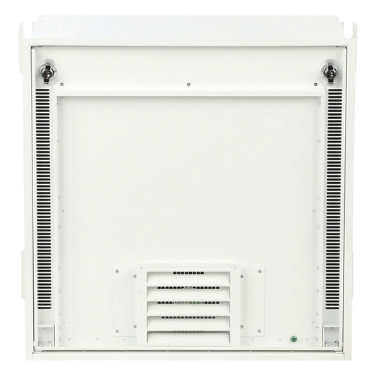 Gabinete PanZone Premium, de Montaje en Techo, Con 2 UR Para Equipo Activo y 6 UR Para Paneles de Parcheo, Fabricado en Acero, Color Blanco