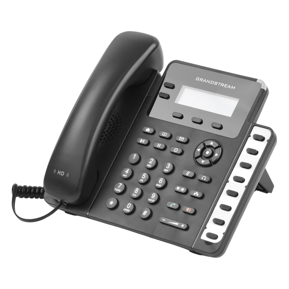 Teléfono IP SMB de 2 líneas con 3 teclas de función, 8 teclas BLF y conferencia de 3 vías, PoE