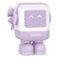 Cargador Mini GaNRobot 30W serie UNO | 1 USB-C de Carga Rápida | Tecnología GaN II | Multiprotocolo PD/QC/SCP/FCA | Carga Inteligente | Pantalla LED | Zapato Magnético Extraíble | Thermal Guard | Color Lila.