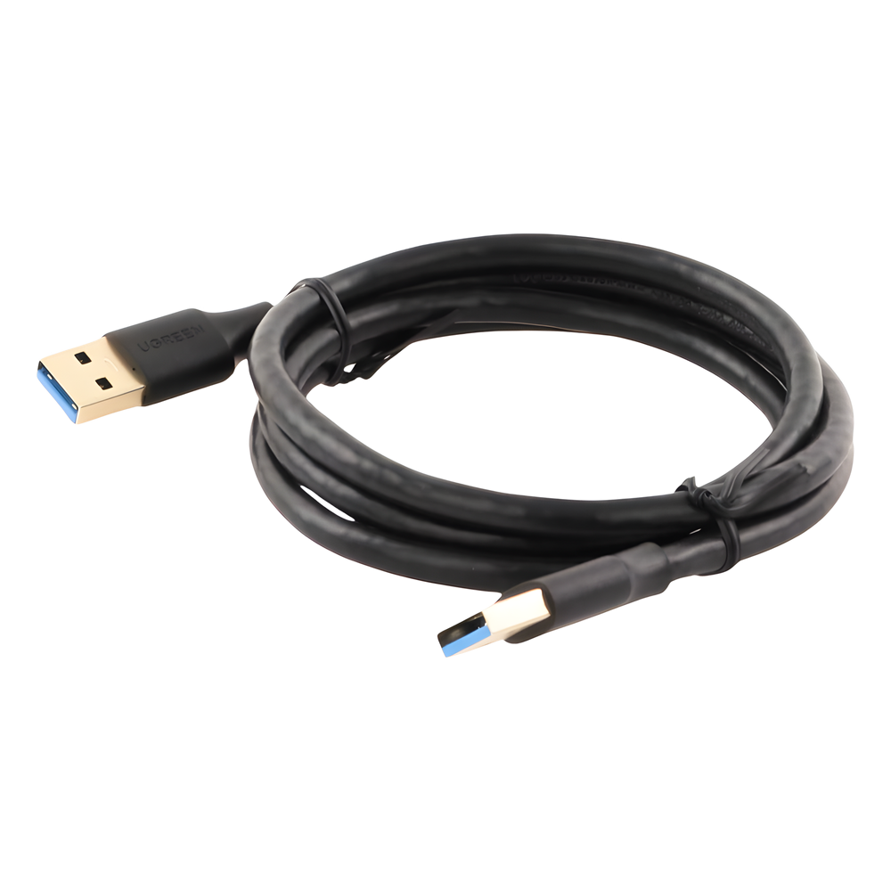 Cable USB-A 3.0 a  USB-A 3.0 / 1 Metro / Macho a Macho / Conector Niquelado / Núcleo de Cobre Estañado / Blindaje Múltiple / Velocidad 5Gbps / No Requiere Controlador / Compatible con USB2.0 Y USB 1.1
