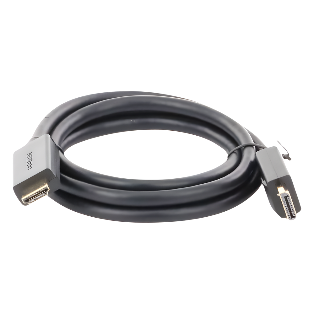 Cable DP Macho a HDMI Macho / Longitud 1.50 Metros (4.92 Pies) / Soporta 4K@30Hz / Soporta 3D / Cobre EstaÑado 28AWG / Blindaje Interno MÚltiple / TransmisiÓn Unidireccional / BotÓn de LiberaciÓn / Chip de Última GeneraciÓn