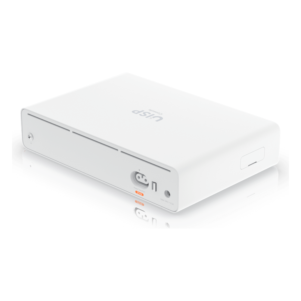 Consola UISP de Ubiquiti / Gateway y Switch de Red Gigabit / Controlador con Plataforma UISP para gestión remota de WISP (airMAX, airFiber, uFiber, LTU, edgeMAX, airCube) / 128 GB SSD / (1) WAN 1GbE / (1) WAN SFP+10G / (8) puertos LAN GbE RJ45