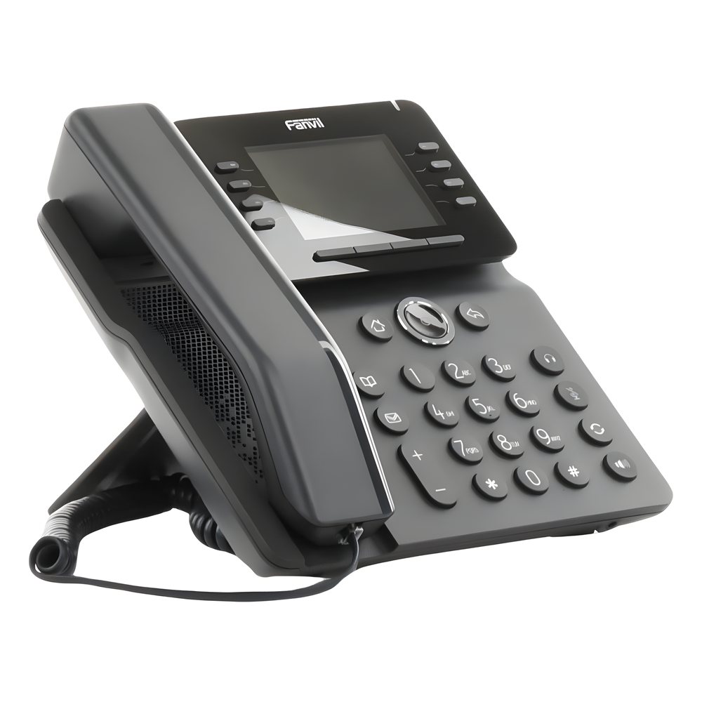 Teléfono IP Empresarial Esencial WiFi / Bluetooth, 12 líneas SIP, pantalla a color 3.5", PoE, puertos Gigabit, conferencia local de 6 vías.