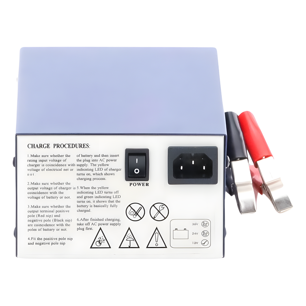 Cargador Para Baterías De 12V, 40 a 120AH, Selladas De Plomo Acido, Tecnología SLA/VRLA, Serie ACX