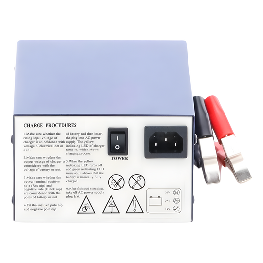Cargador Para Baterías De 12V, 40 a 120AH, Selladas De Plomo Acido, Tecnología SLA/VRLA, Serie ACX