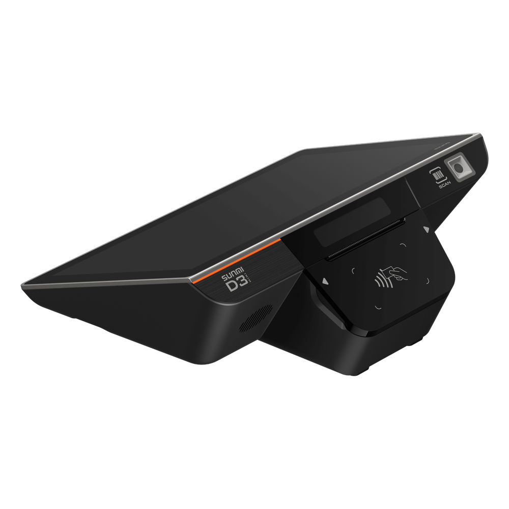 Terminal de Escritorio Inteligente SUNMI D3 MINI / Procesador Qualcomm Hexa-Core 2.4 GHz / 3 GB RAM + 32 GB ROM / Pantalla Principal 10.1" IPS / Impresora Térmica Integrada 58 mm / Android 13 / Bluetooth 5.0 / Wi-Fi Dual Band / Batería