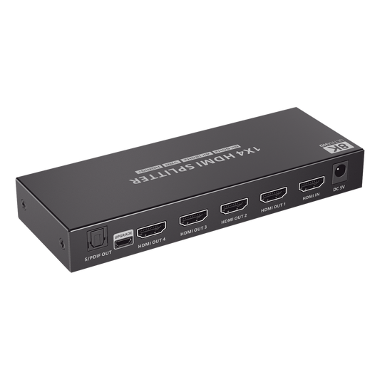 Splitter HDMI 1X4 | Velocidad de trasmisión 48 Gbps| Resolución 8K | Salida de audio| HDCP 2.3