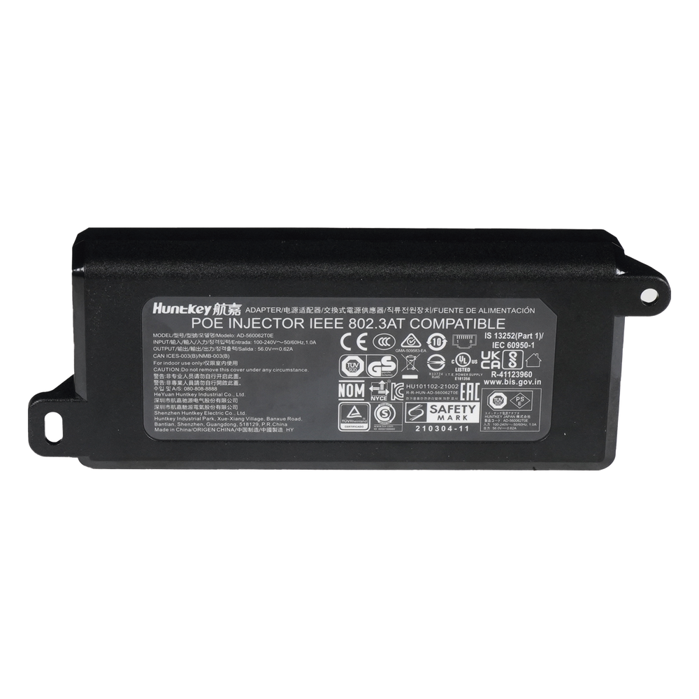 Adaptador PoE 802.3af/at para Puntos de Acceso Huawei eKit / hasta 35W / Plug and Play / Puertos Gigabit