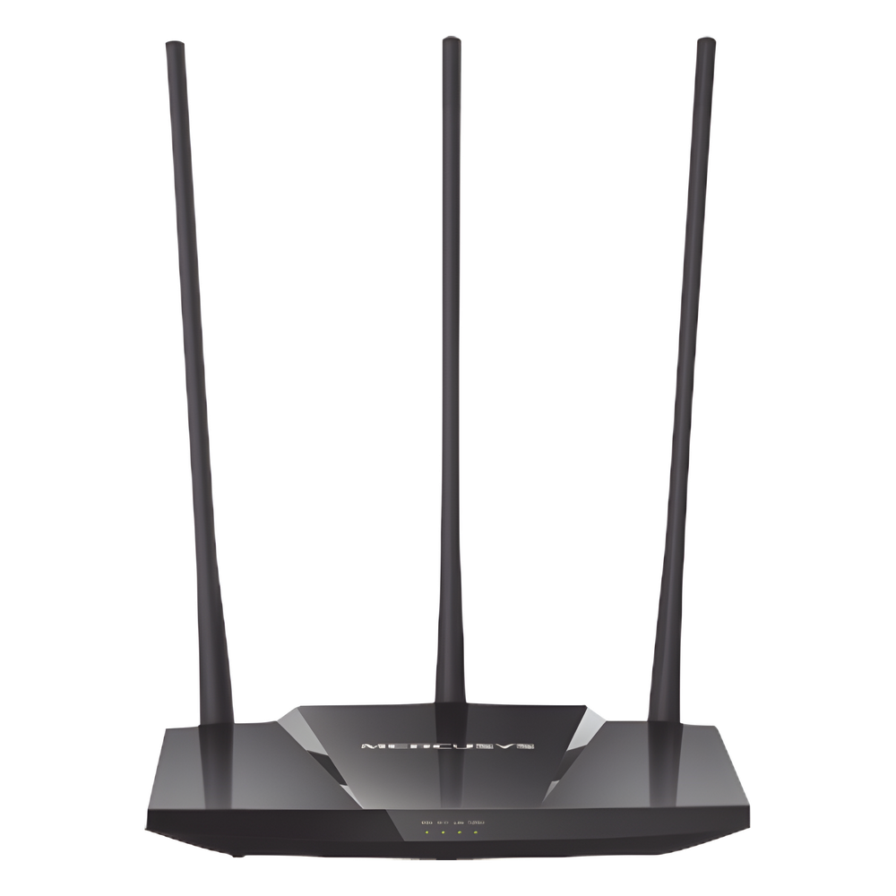 Router N de alta potencia 300 Mbps / 1 Puerto WAN 10/100 / 3 Puertos LAN 10/100 / Chip PA (potencia transmisión 2x) / 3 Antenas de 7 dBi