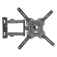 Montaje de Pared Articulado P4-NB / Pantallas de 32" a 55" / VESA 100x100 a 400x400 mm / Carga 27.2 kg (60 lbs) / Inclinación +8° a -5° / Giro 180° / Distancia de Pared 5 a 40 cm / Acero