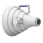 Antena Sectorial 30° tipo Horn para Multipunto, 19.5 dBi. Rango extendido 5.15 - 6.875 GHz. Alto aislamiento al ruido. Compatible solo con AF5XHD, RP5ACGEN2 y LTURocket