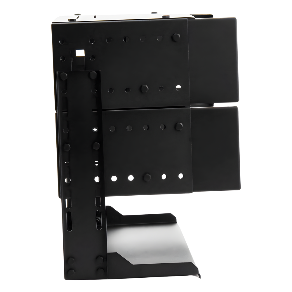 Rack Abierto de montaje en Pared, de 19in, 5 Unidades de rack, Profundidad Ajustable (8" a 12") con Charola de Uso Múltiple.