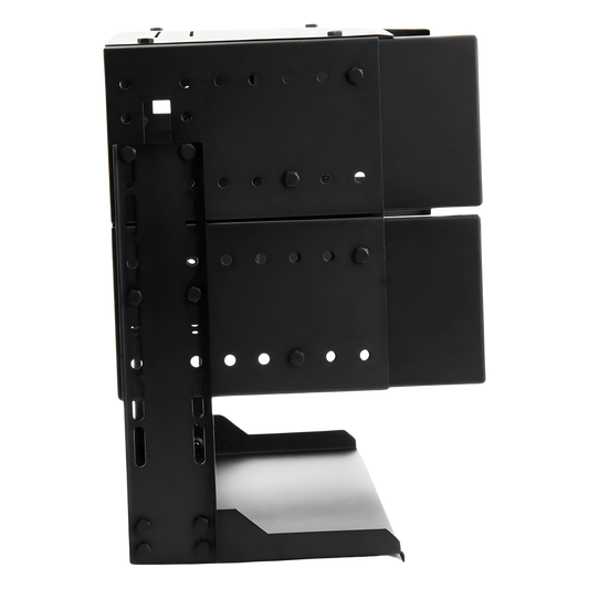 Rack Abierto de montaje en Pared, de 19in, 5 Unidades de rack, Profundidad Ajustable (8" a 12") con Charola de Uso Múltiple.