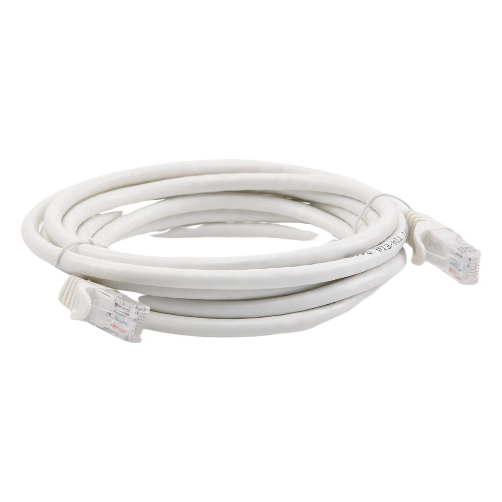 Cable de Parcheo UTP Cat6 - 3.0 Metros (9.84 Pies) - Blanco